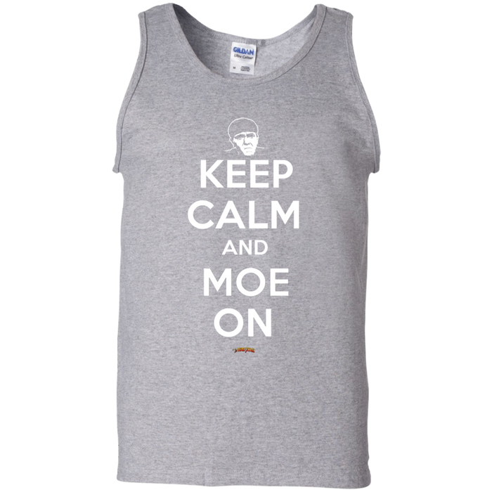 Three Stooges Keep Calm And Moe On Tank Top
