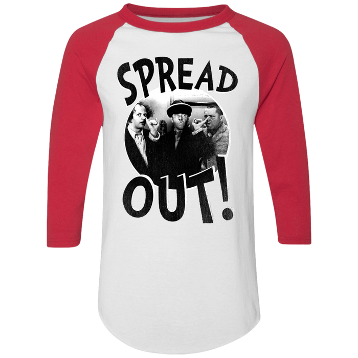 Three Stooges Spread Out 3/4 Sleeve Raglan T-Shirt