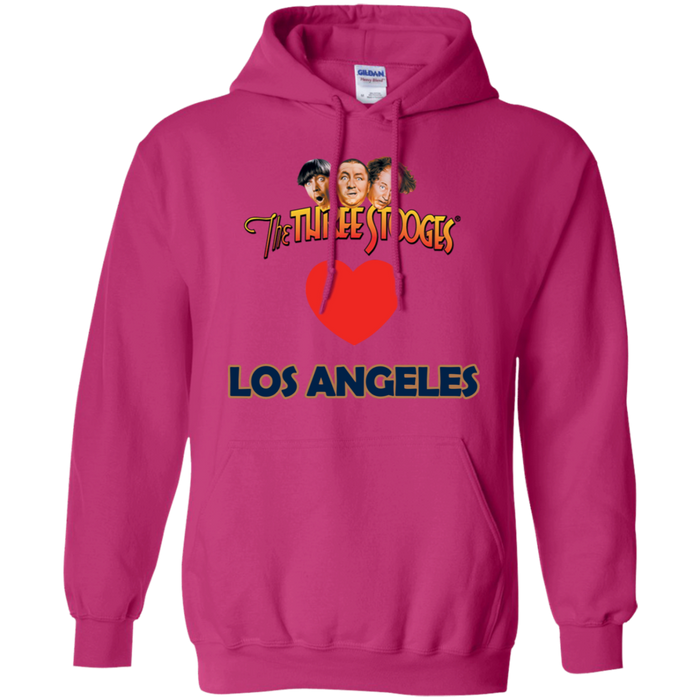 Three Stooges Love Los Angeles Heart Hoodie