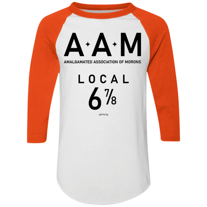 Three Stooges AAM Raglan 3/4 Sleeve T-Shirt