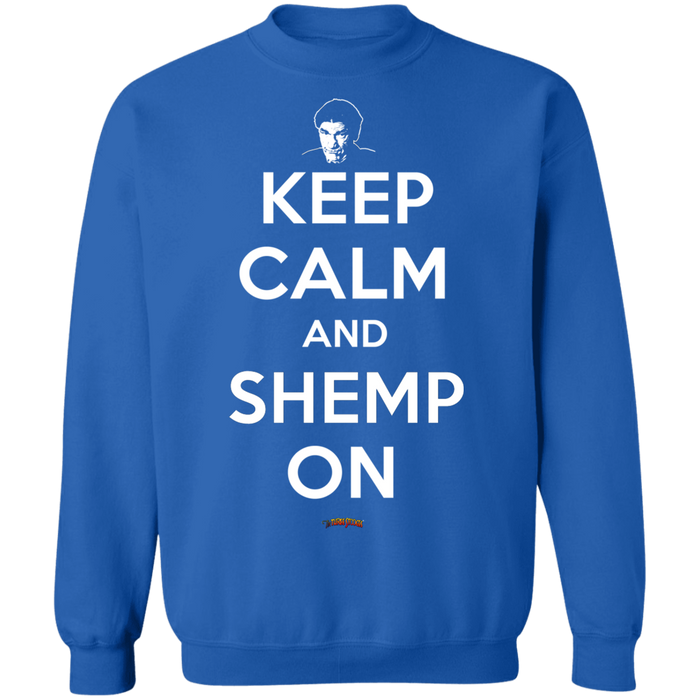 Three Stooges Keep Calm And Shemp On Crewneck Sweatshirt