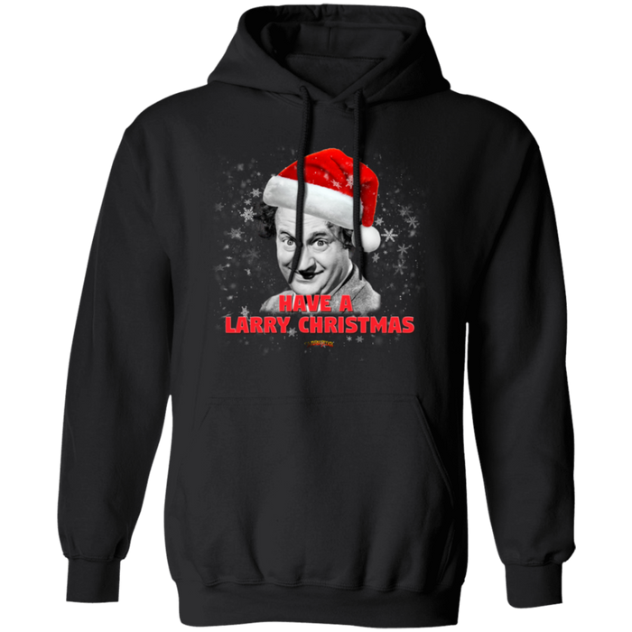 Three Stooges Have A Larry Christmas Pullover Hoodie