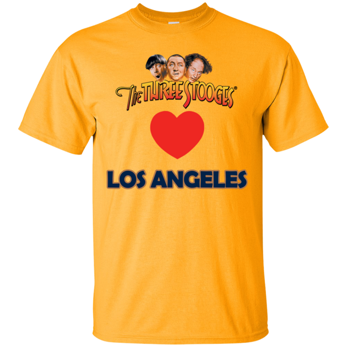 Three Stooges Love Los Angeles Heart T-Shirt