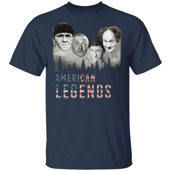 Three Stooges American Legends Youth Kids 100% Cotton T-Shirt