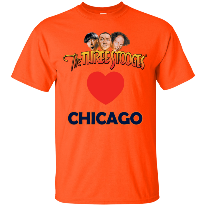 Three Stooges Love Chicago Heart T-Shirt