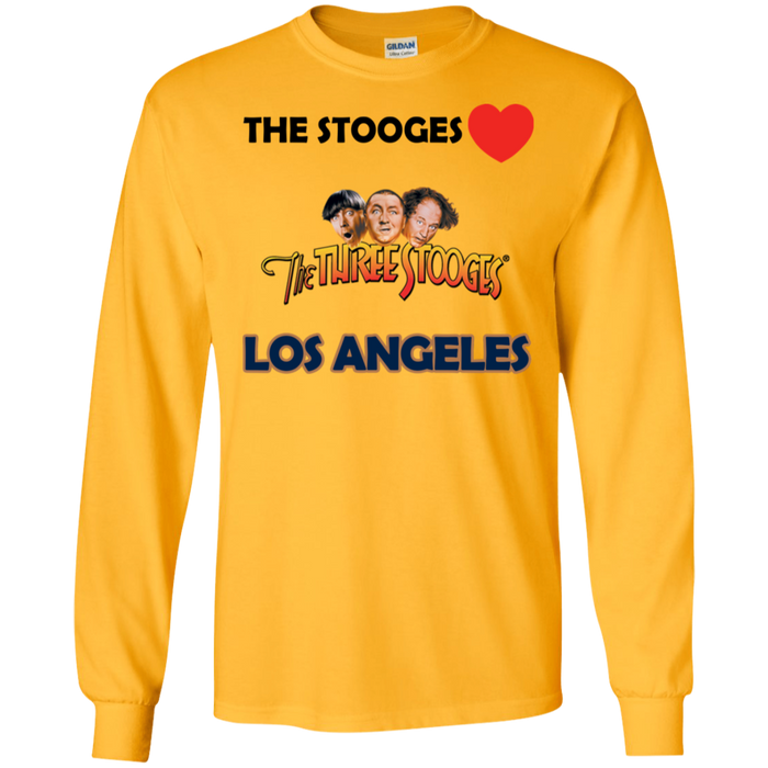 Three Stooges Love Los Angeles Long Sleeve Shirt