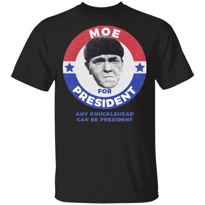 Three Stooges Moe For President T-Shirt