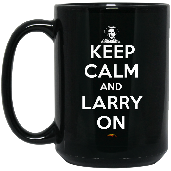 Three Stooges Keep Calm And Larry On Large Mug