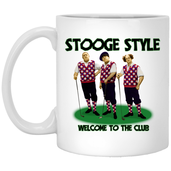 Three Stooges Golf Style Mug