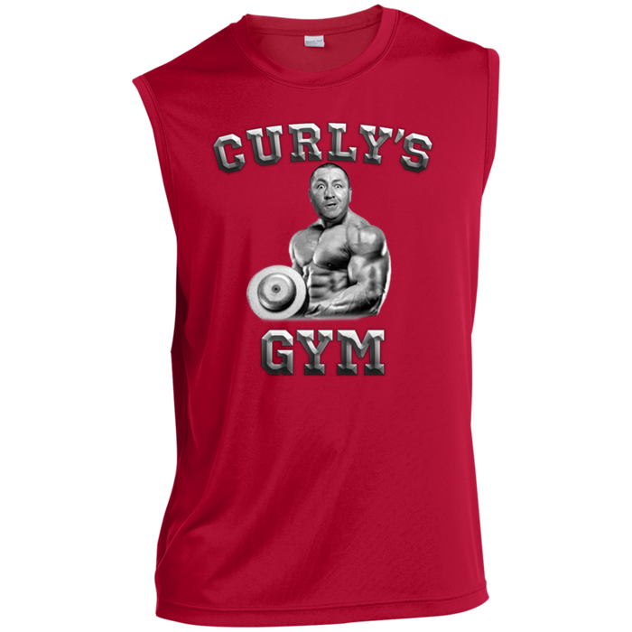 Three Stooges Curly's Gym Sleeveless Performance Tee