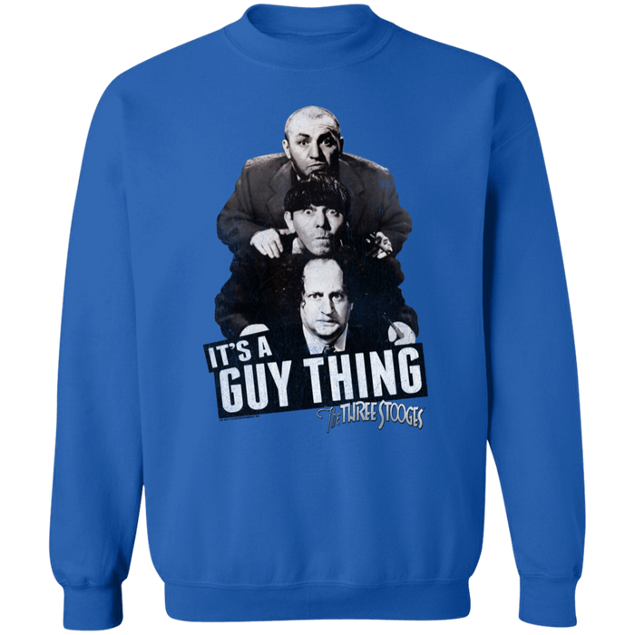 Three Stooges It's A Guy Thing Crewneck Pullover Sweatshirt