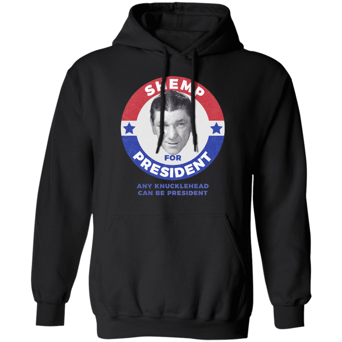 Three Stooges Shemp For President Pullover Hoodie