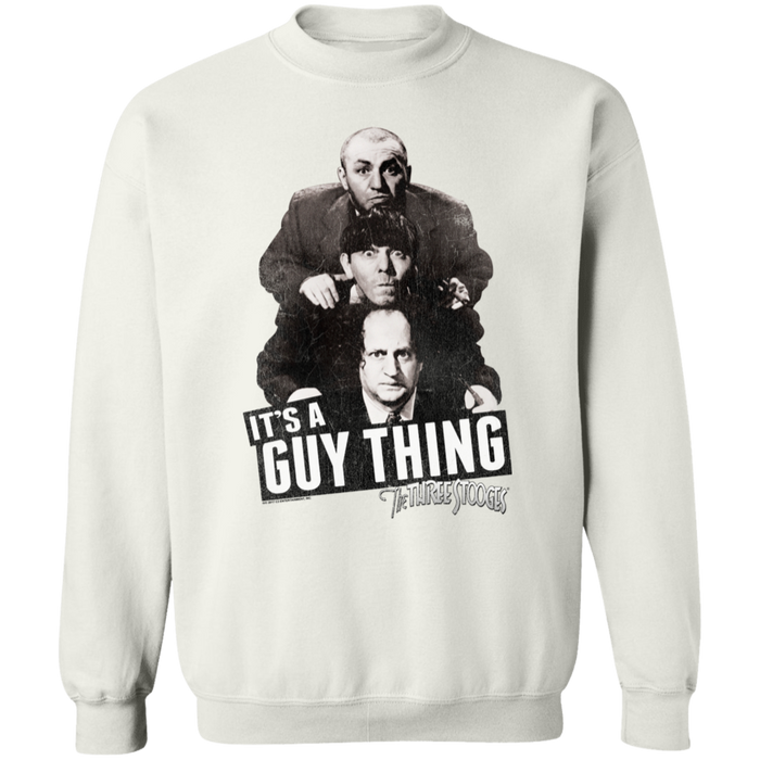 Three Stooges It's A Guy Thing Crewneck Pullover Sweatshirt