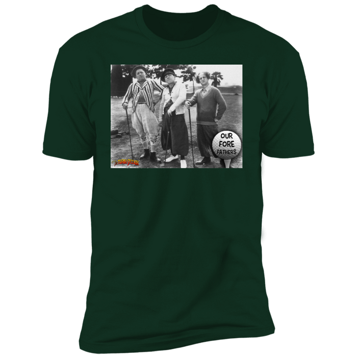 Three Stooges Golf - Fore Fathers Premium T-Shirt