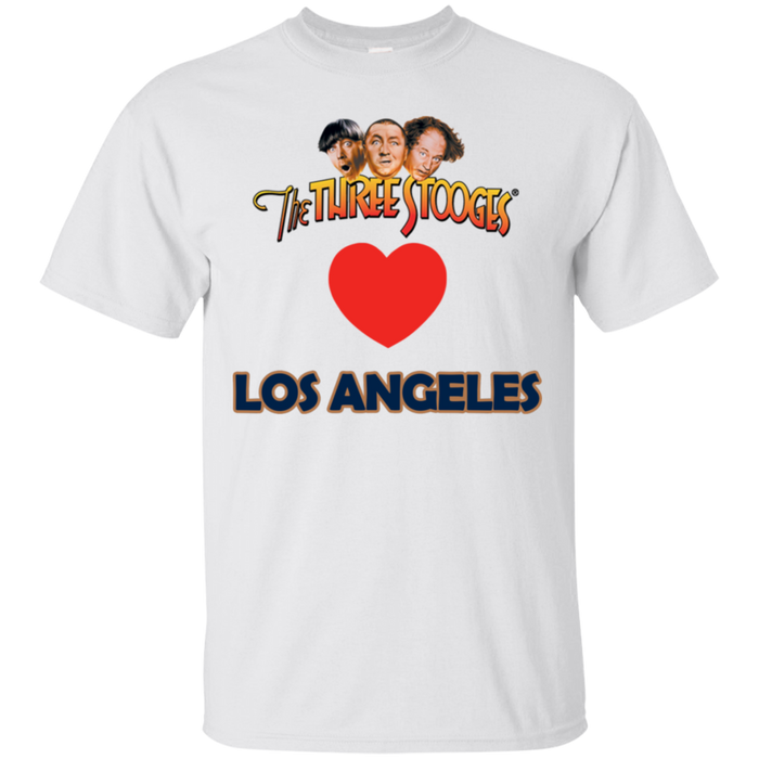 Three Stooges Love Los Angeles Heart T-Shirt