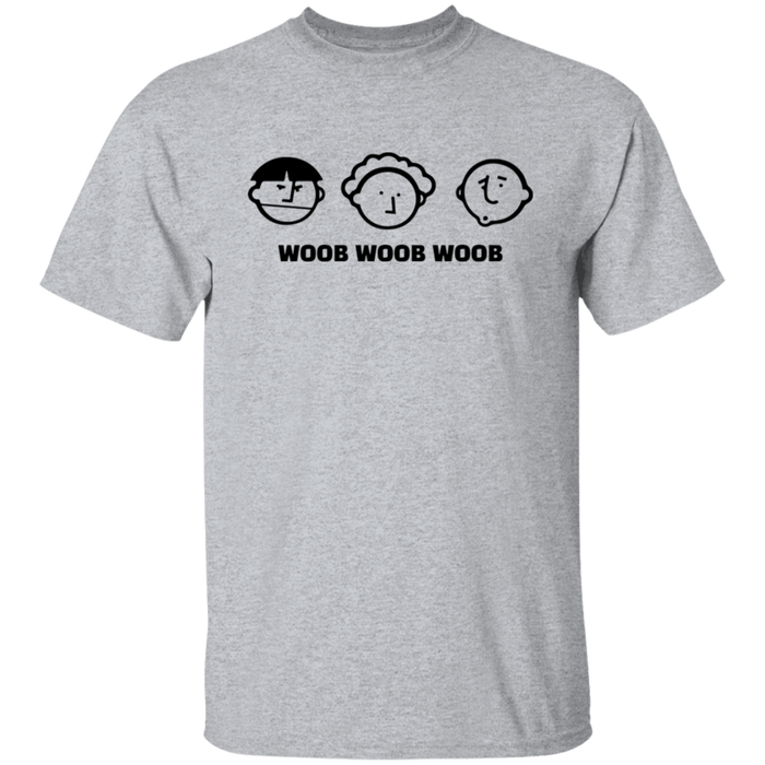 Three Stooges Woob Woob Woob Cartoon T-Shirt