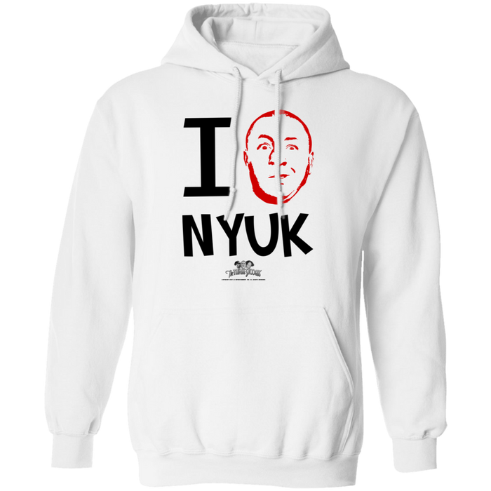 Three Stooges Curly I Love NYUK Pullover Hoodie