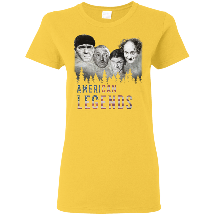 Three Stooges American Legends Ladies' T-Shirt