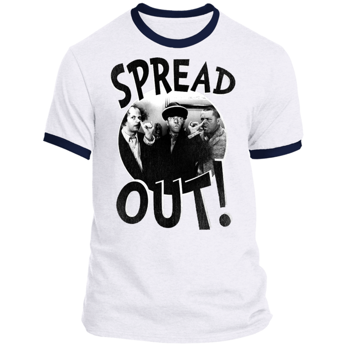 Three Stooges Spread Out Ringer Tee