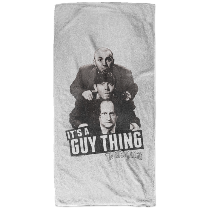 Three Stooges It'S A Guy Thing Beach Towel - 32X64