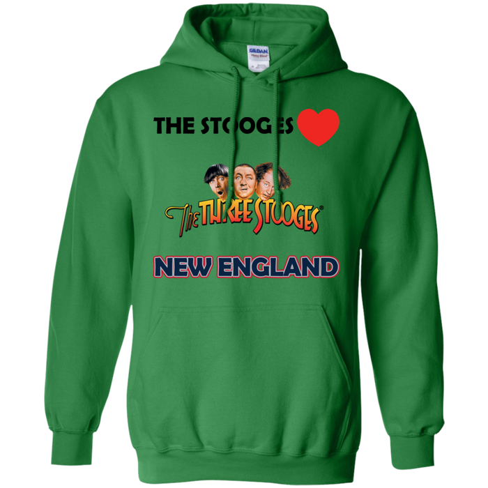 Three Stooges Love New England Hoodie