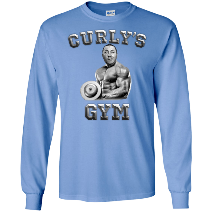 Three Stooges Curly's Gym Long Sleeve T-Shirt