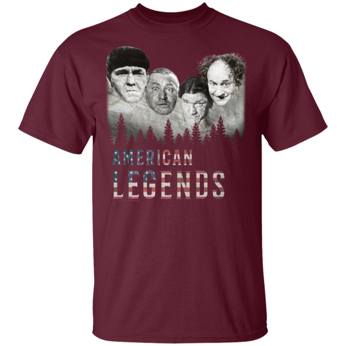Three Stooges American Legends Youth Kids 100% Cotton T-Shirt