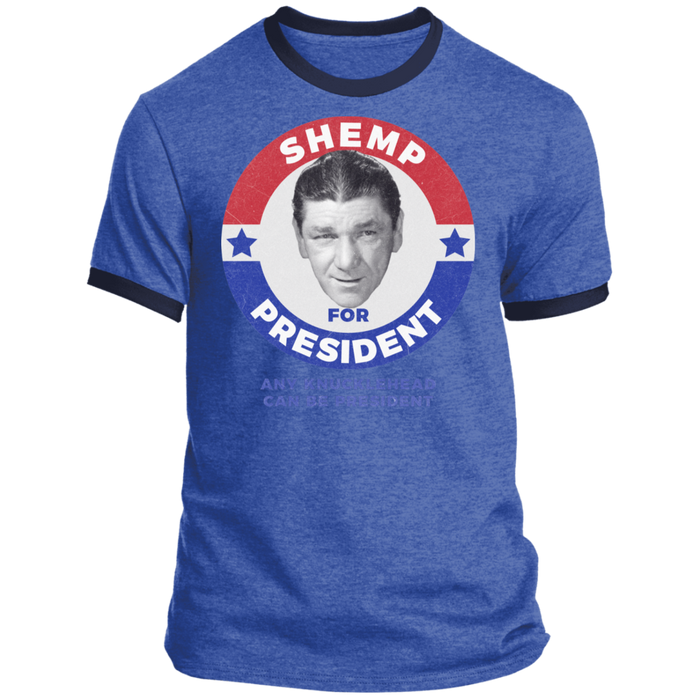 Three Stooges Shemp For President Ringer T-Shirt