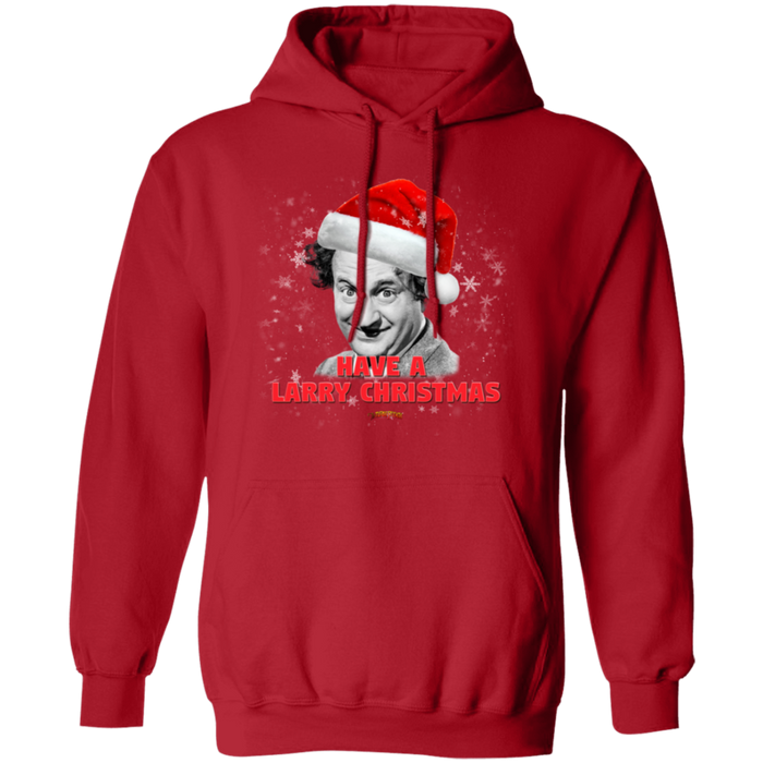 Three Stooges Have A Larry Christmas Pullover Hoodie