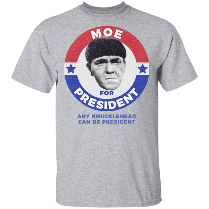 Three Stooges Moe For President T-Shirt