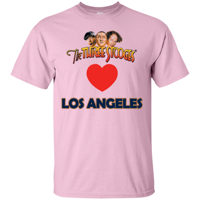 Three Stooges Love Los Angeles Heart T-Shirt