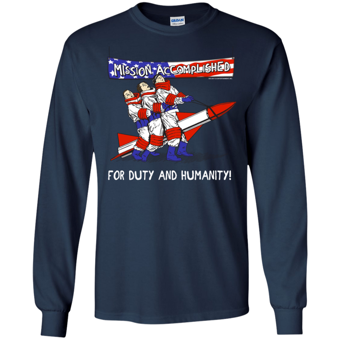 Three Stooges Mission Accomplished Long Sleeve T-Shirt