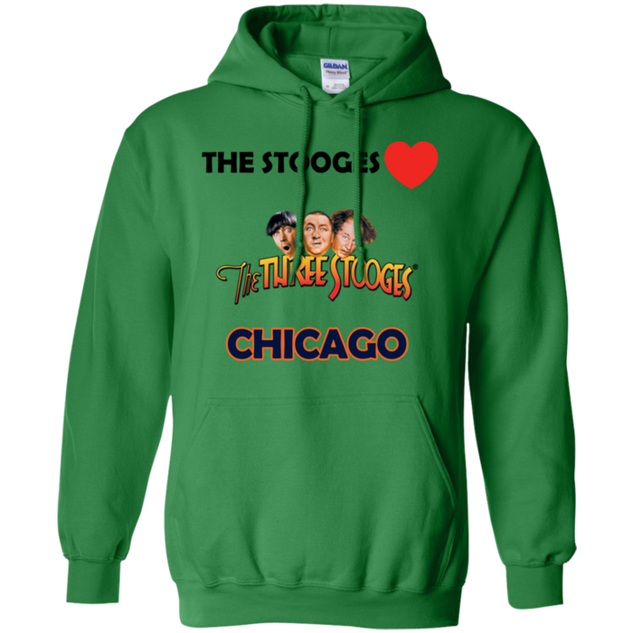 Three Stooges Love Chicago Pullover Hoodie