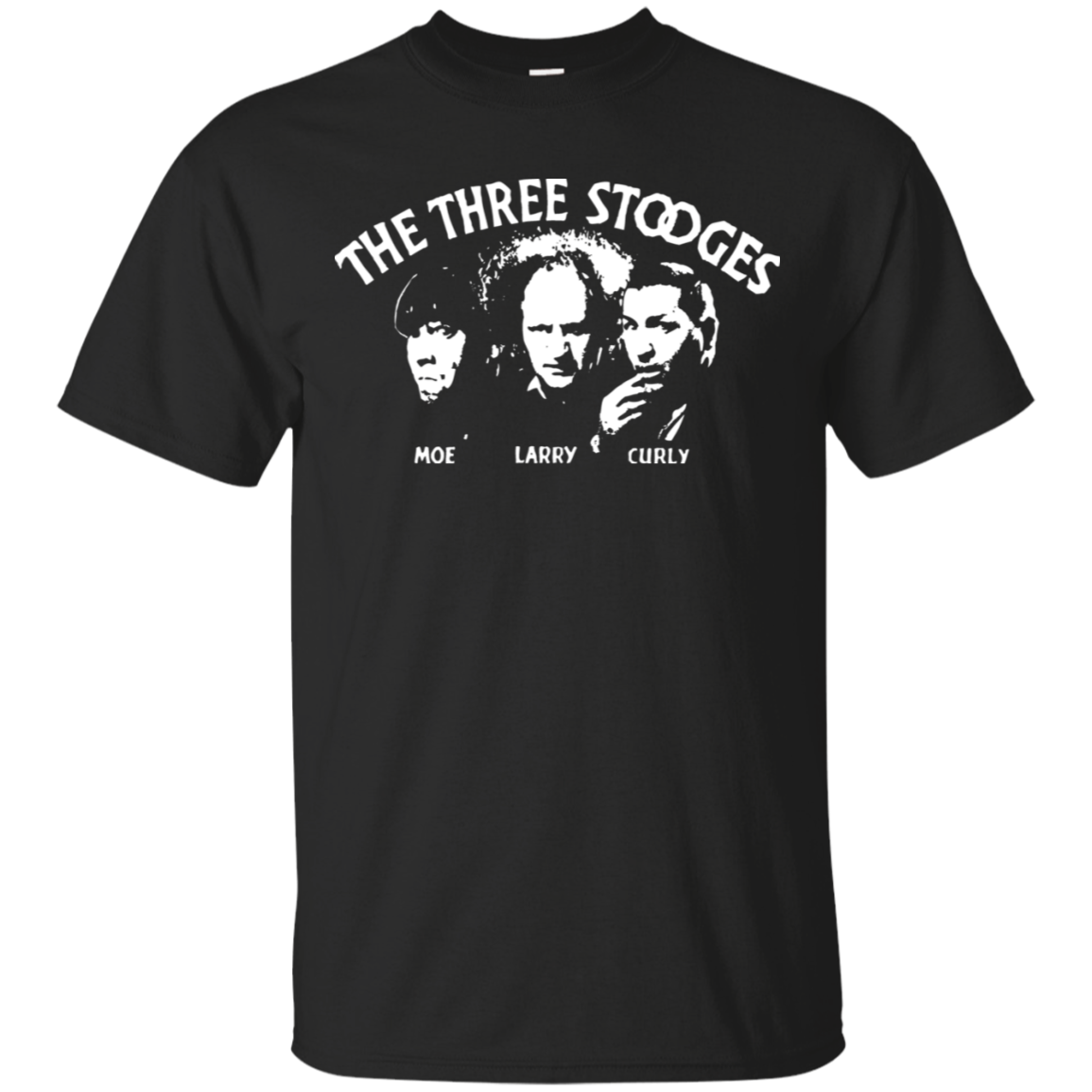 Three Stooges Opening Credits Classic Logo T Shirt The Three
