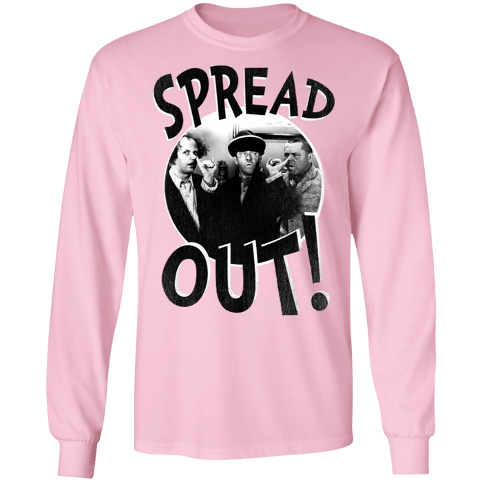Three Stooges Spread Out Long Sleeve T-Shirt