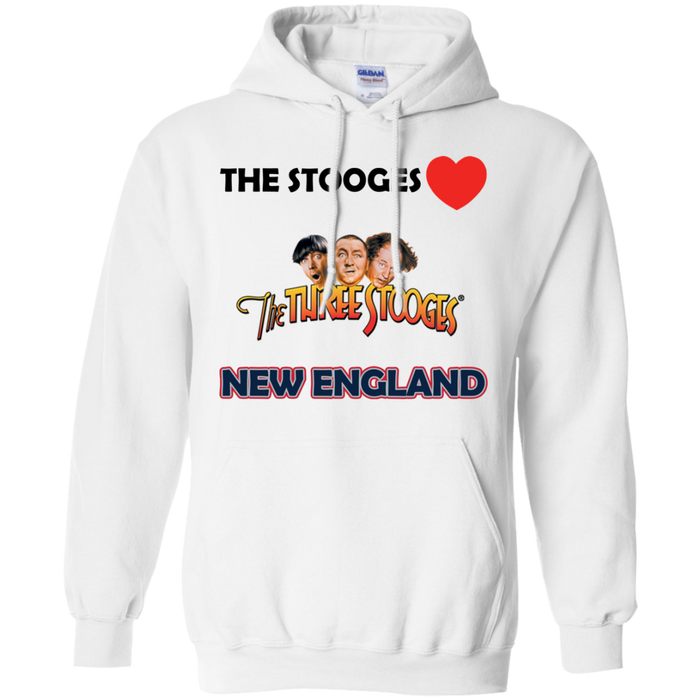 Three Stooges Love New England Hoodie