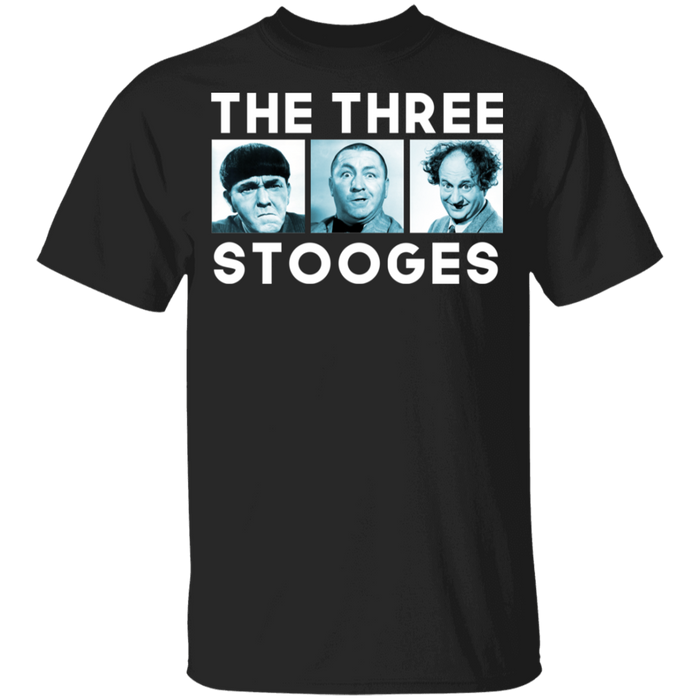 Three Stooges Three Squares Youth 100% Cotton T-Shirt