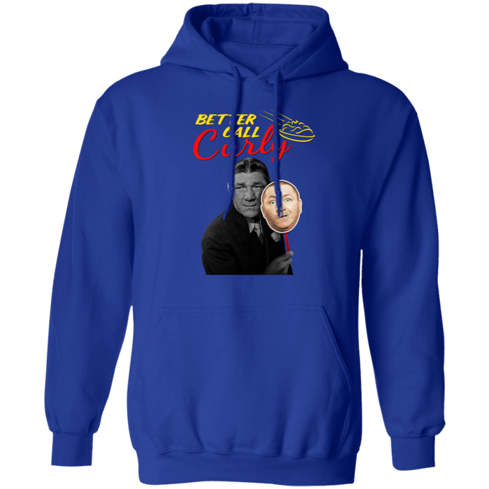 Three Stooges Better Call Curly W/ Shemp Premium  Pullover Hoodie