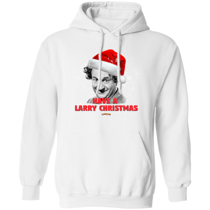Three Stooges Have A Larry Christmas Pullover Hoodie