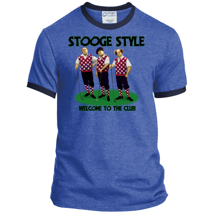 Three Stooges Ringer Tee - Golf