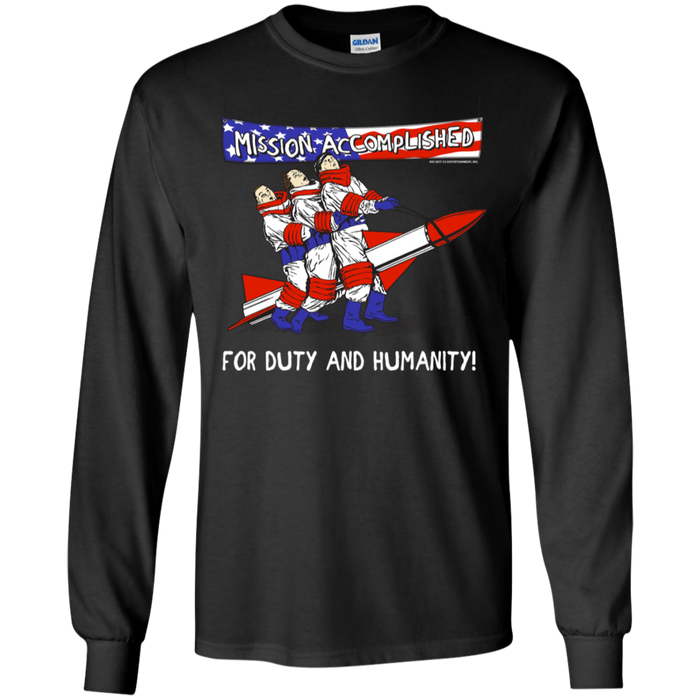 Three Stooges Mission Accomplished Long Sleeve T-Shirt