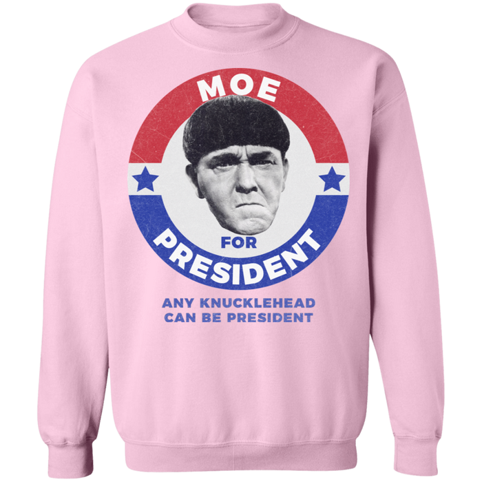 Three Stooges Moe For President Sweatshirt