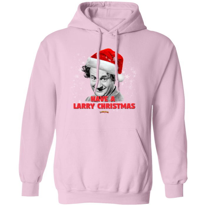 Three Stooges Have A Larry Christmas Pullover Hoodie