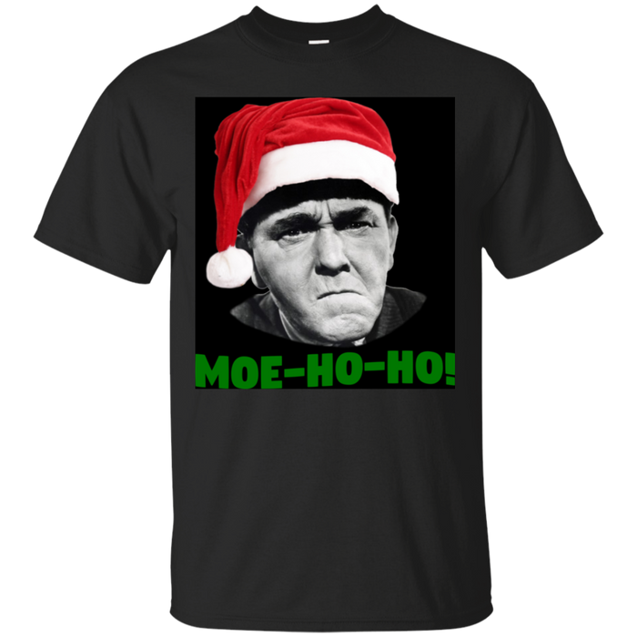 Three Stooges Christmas Moe Ho Ho T-Shirt