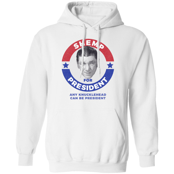 Three Stooges Shemp For President Pullover Hoodie