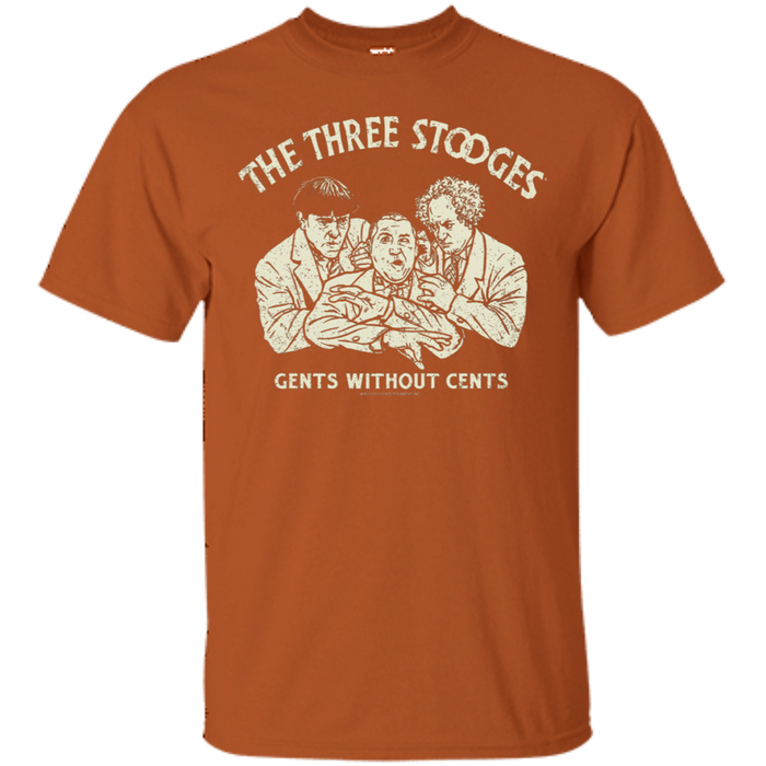 Three Stooges Gents Without Cents T-Shirt