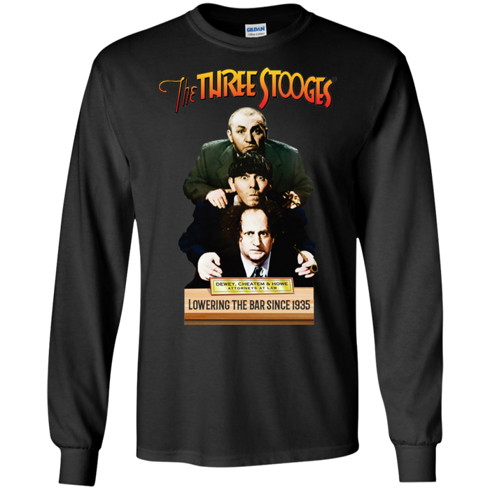 Three Stooges Dewey, Cheatem, & Howe Long Sleeve T-Shirt