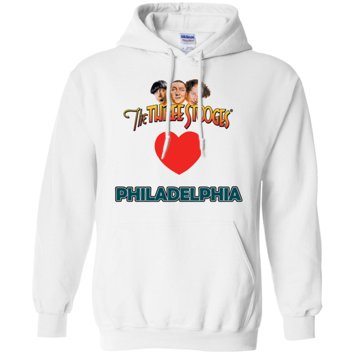 Three Stooges Love Philadelphia Heart Hoodie