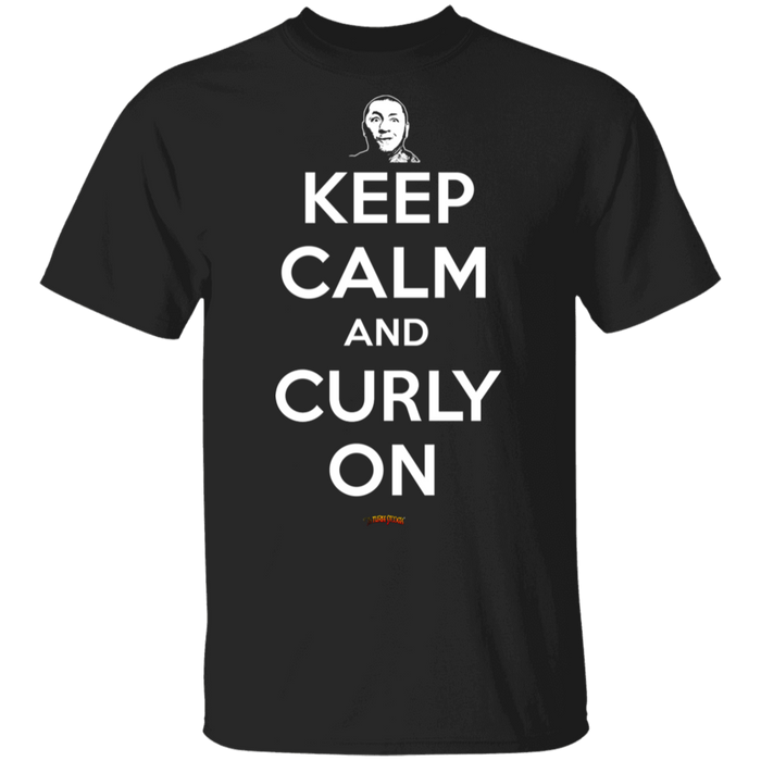 Three Stooges Keep Calm And Curly On T-Shirt