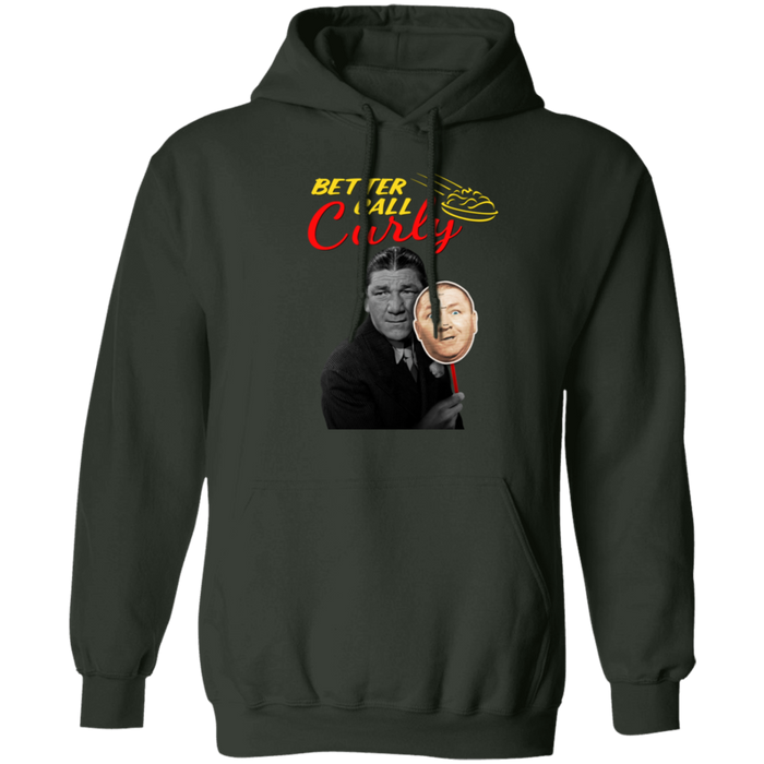 Three Stooges Better Call Curly W/ Shemp Premium  Pullover Hoodie